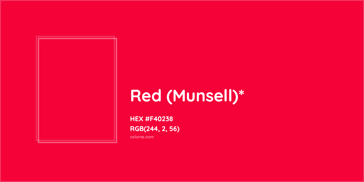 HEX #F40238 Color Name, Color Code, Palettes, Similar Paints, Images