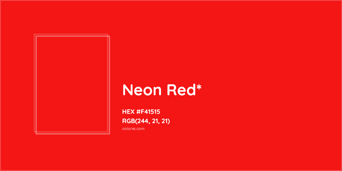 HEX #F41515 Color Name, Color Code, Palettes, Similar Paints, Images