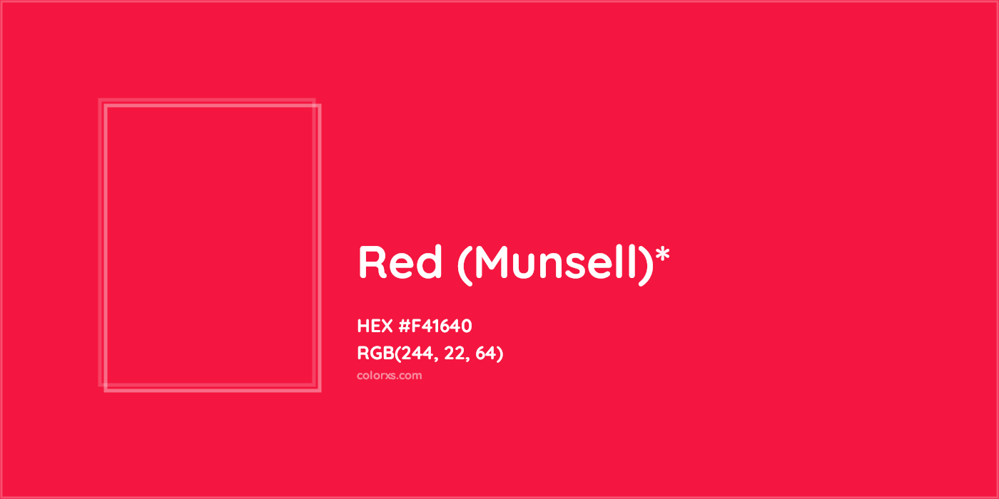 HEX #F41640 Color Name, Color Code, Palettes, Similar Paints, Images