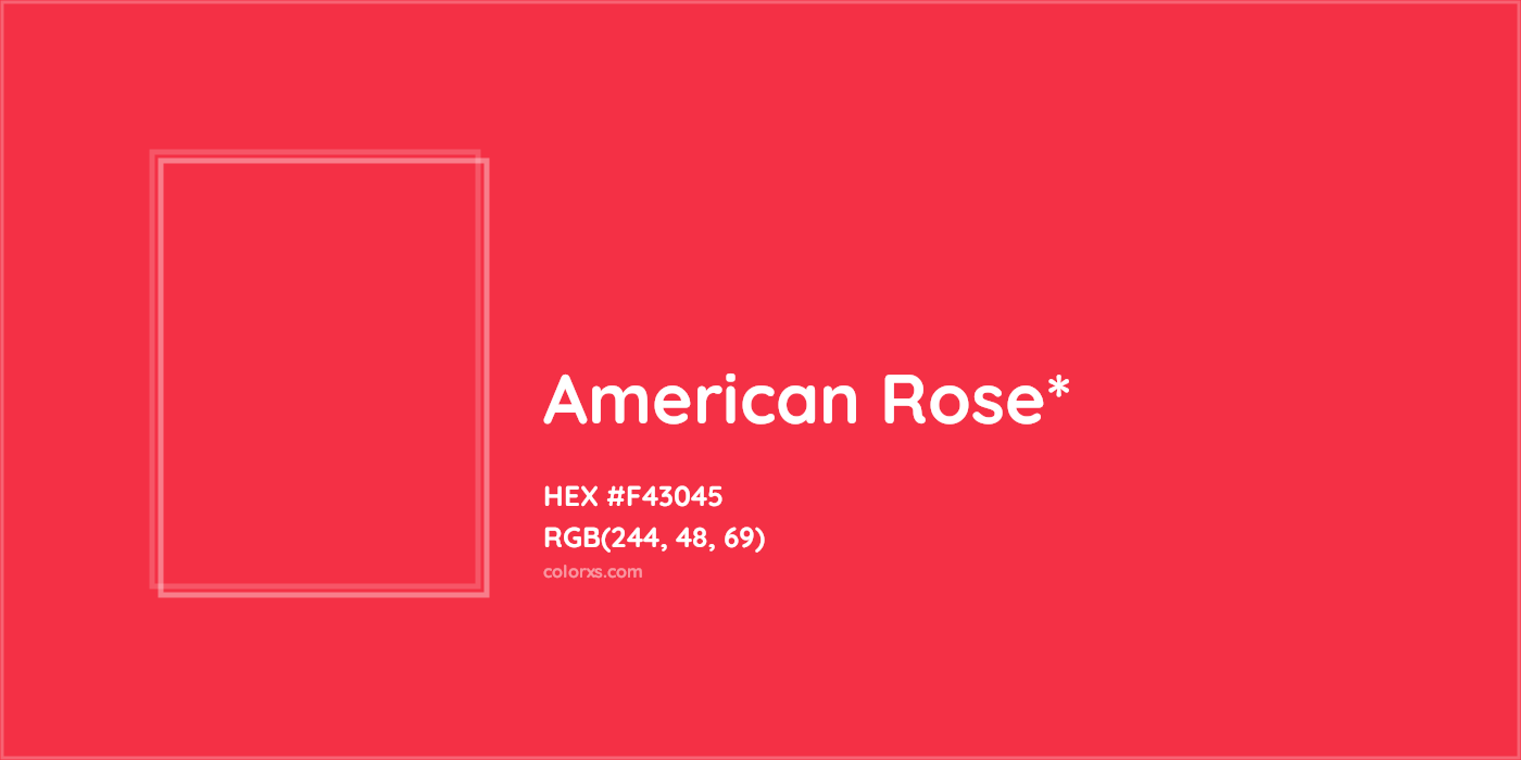 HEX #F43045 Color Name, Color Code, Palettes, Similar Paints, Images