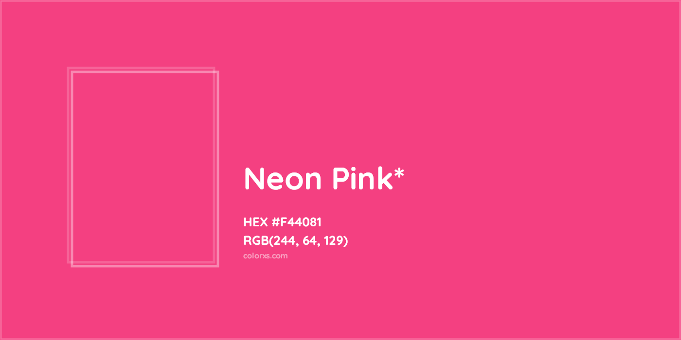 HEX #F44081 Color Name, Color Code, Palettes, Similar Paints, Images