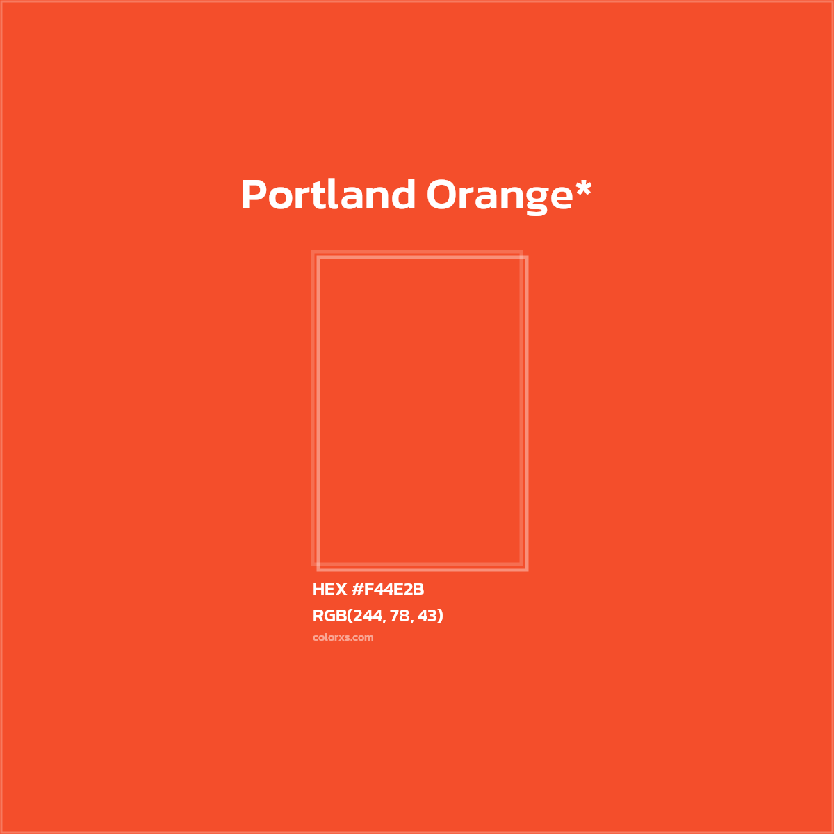 HEX #F44E2B Color Name, Color Code, Palettes, Similar Paints, Images