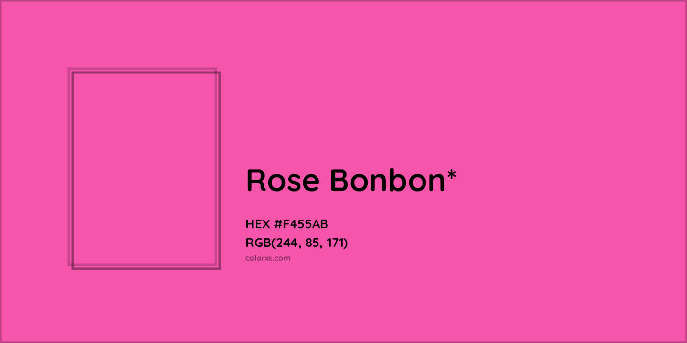 HEX #F455AB Color Name, Color Code, Palettes, Similar Paints, Images