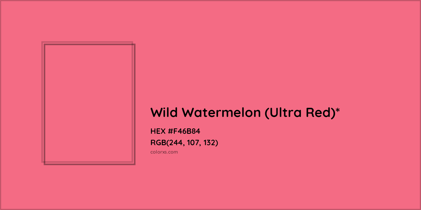 HEX #F46B84 Color Name, Color Code, Palettes, Similar Paints, Images