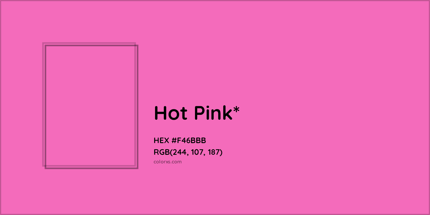 HEX #F46BBB Color Name, Color Code, Palettes, Similar Paints, Images