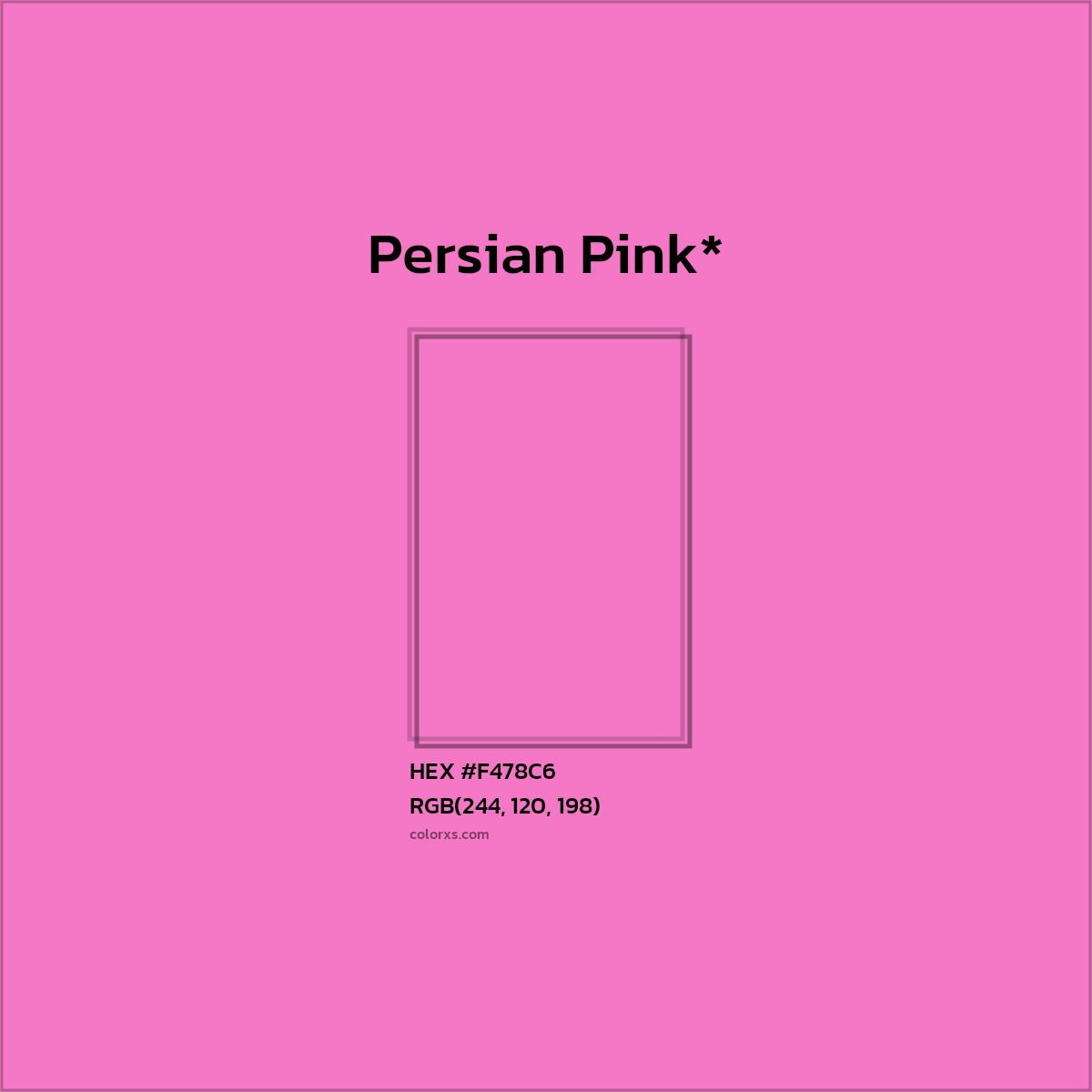 HEX #F478C6 Color Name, Color Code, Palettes, Similar Paints, Images