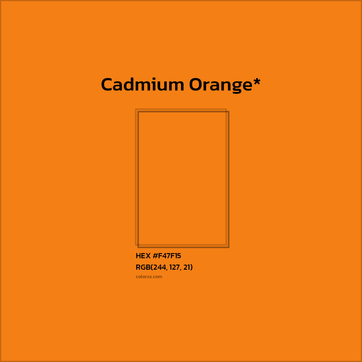 HEX #F47F15 Color Name, Color Code, Palettes, Similar Paints, Images