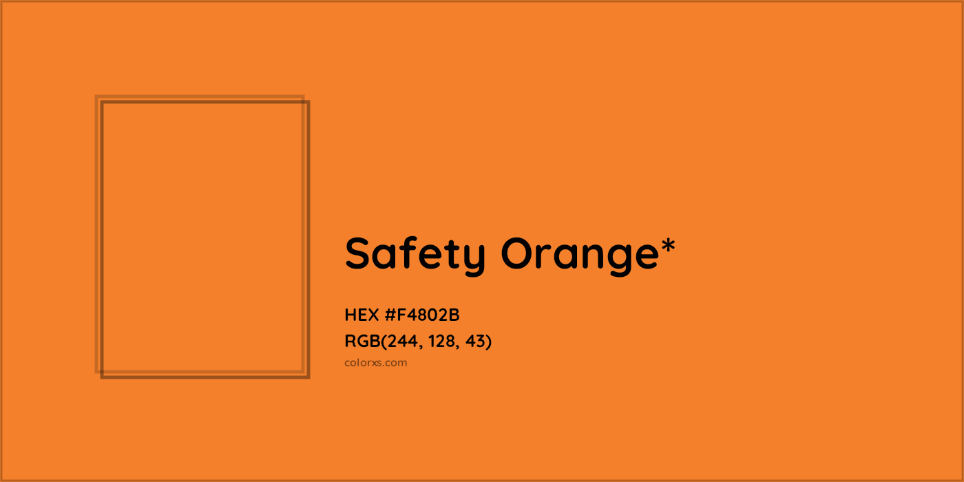 HEX #F4802B Color Name, Color Code, Palettes, Similar Paints, Images