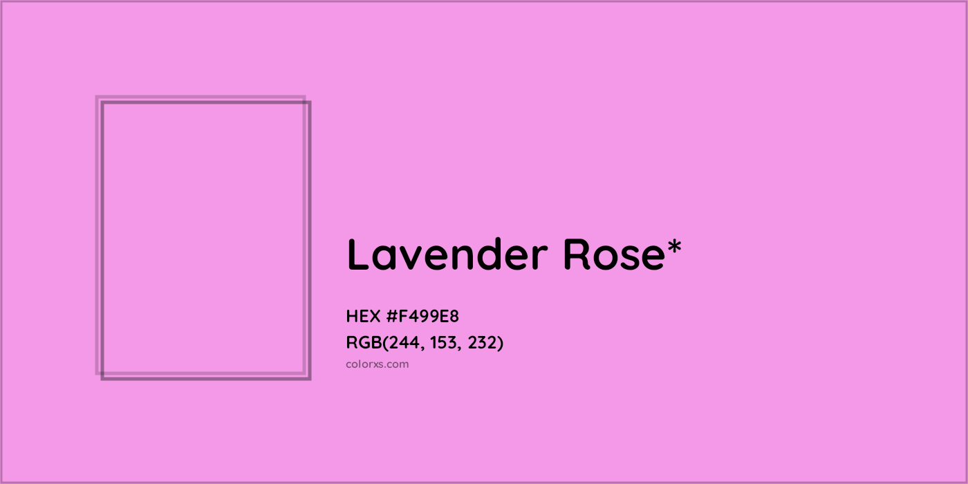 HEX #F499E8 Color Name, Color Code, Palettes, Similar Paints, Images