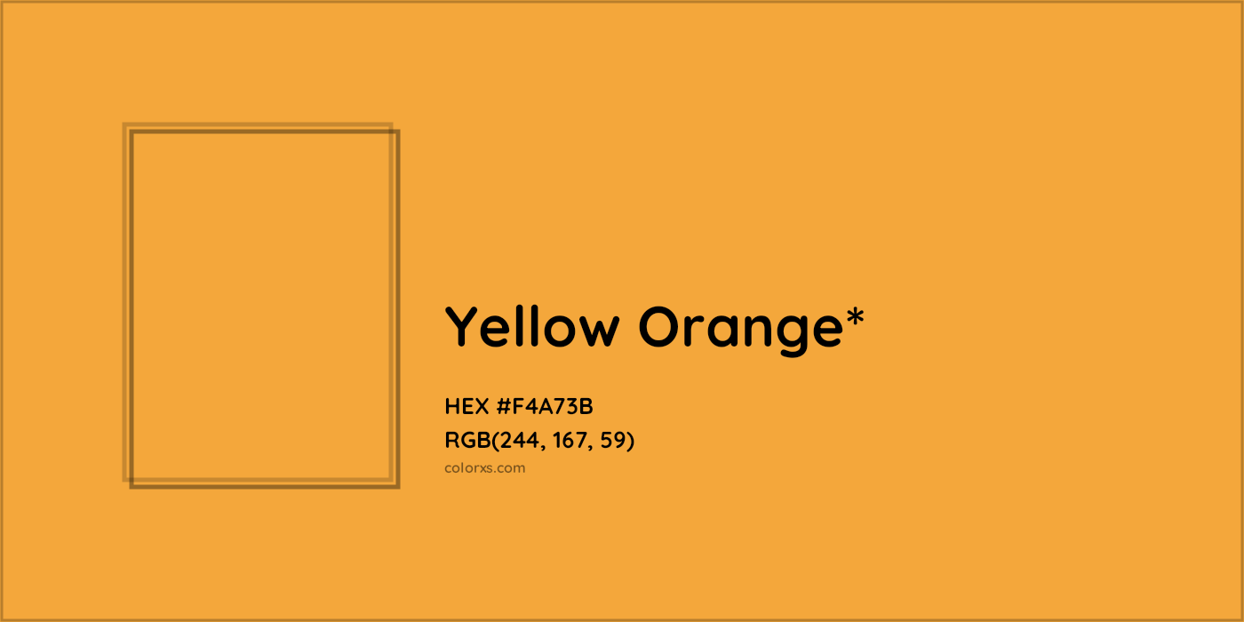HEX #F4A73B Color Name, Color Code, Palettes, Similar Paints, Images