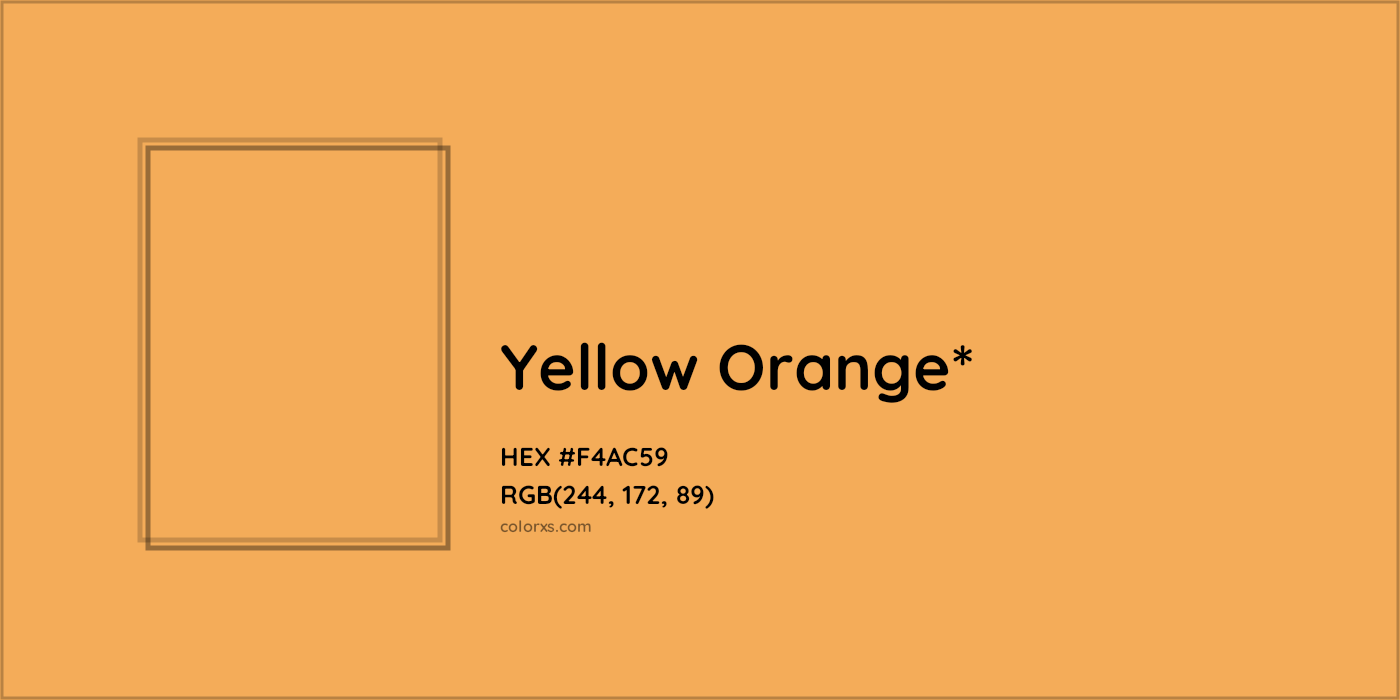 HEX #F4AC59 Color Name, Color Code, Palettes, Similar Paints, Images
