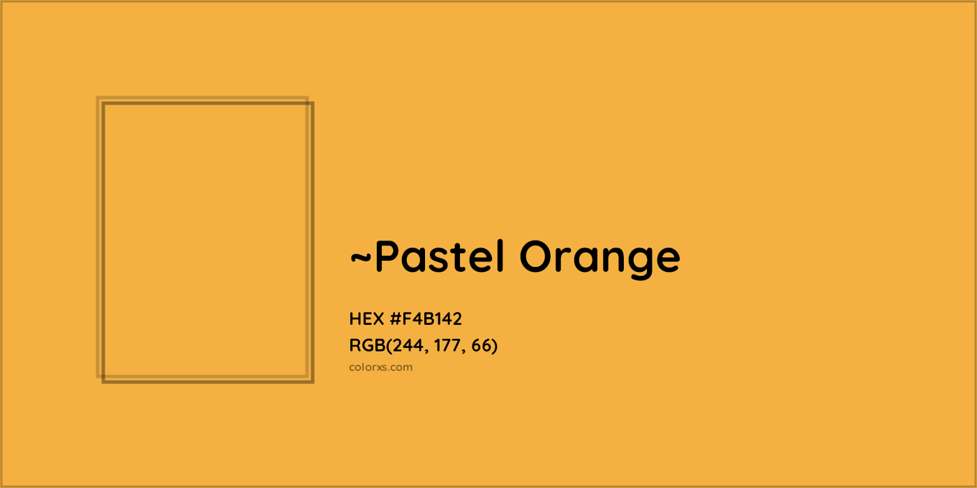 HEX #F4B142 Color Name, Color Code, Palettes, Similar Paints, Images