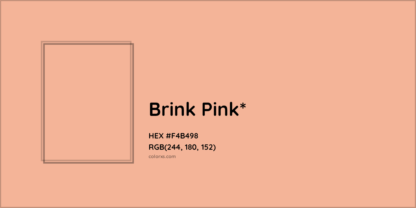 HEX #F4B498 Color Name, Color Code, Palettes, Similar Paints, Images