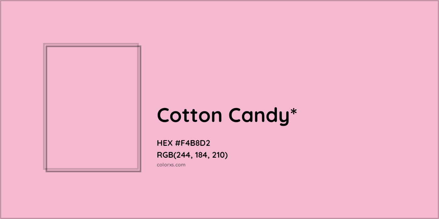HEX #F4B8D2 Color Name, Color Code, Palettes, Similar Paints, Images