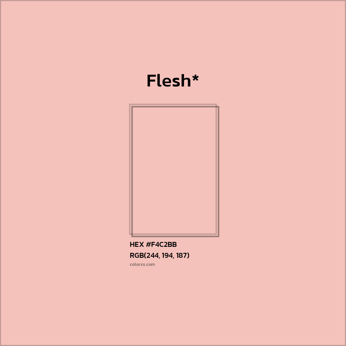 HEX #F4C2BB Color Name, Color Code, Palettes, Similar Paints, Images