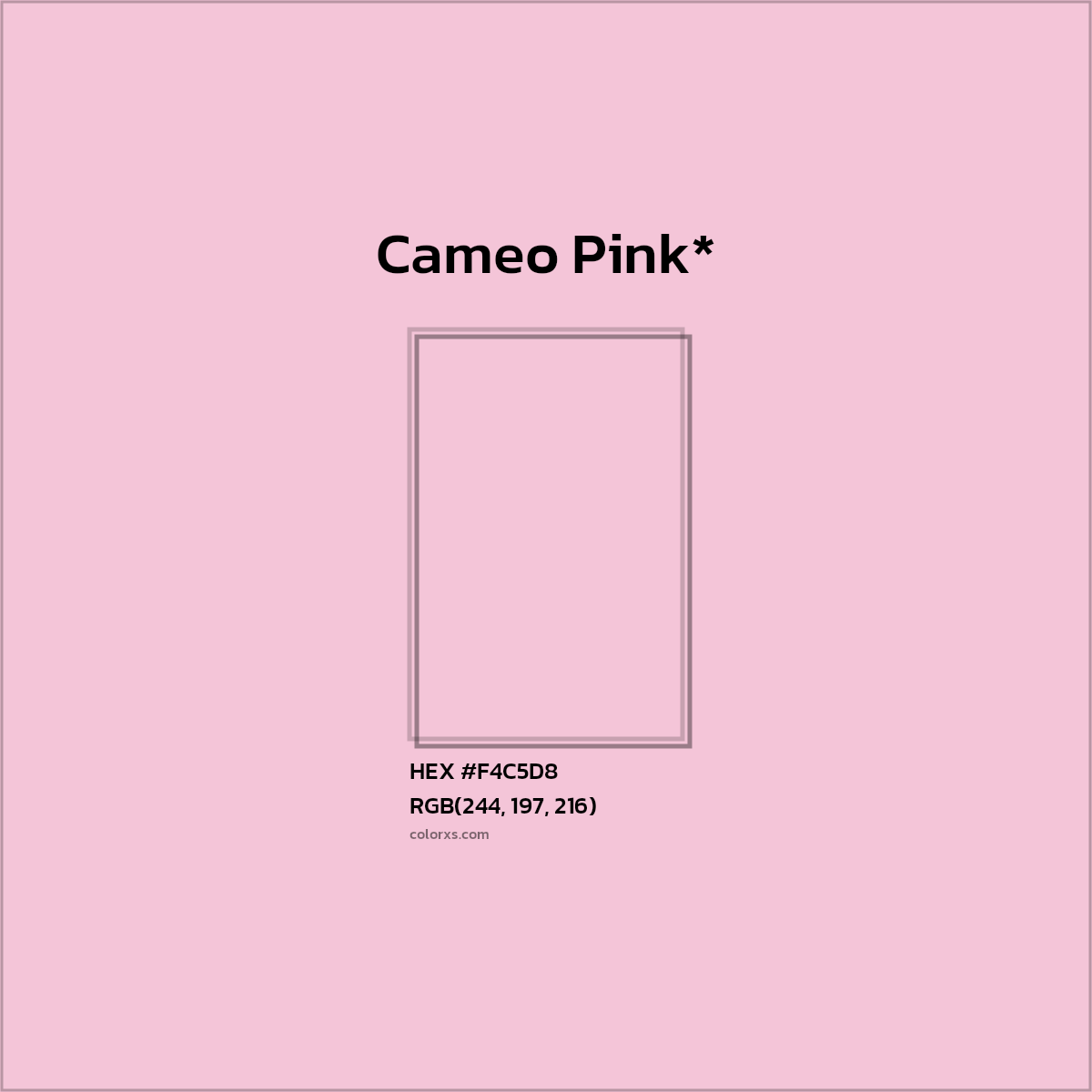 HEX #F4C5D8 Color Name, Color Code, Palettes, Similar Paints, Images