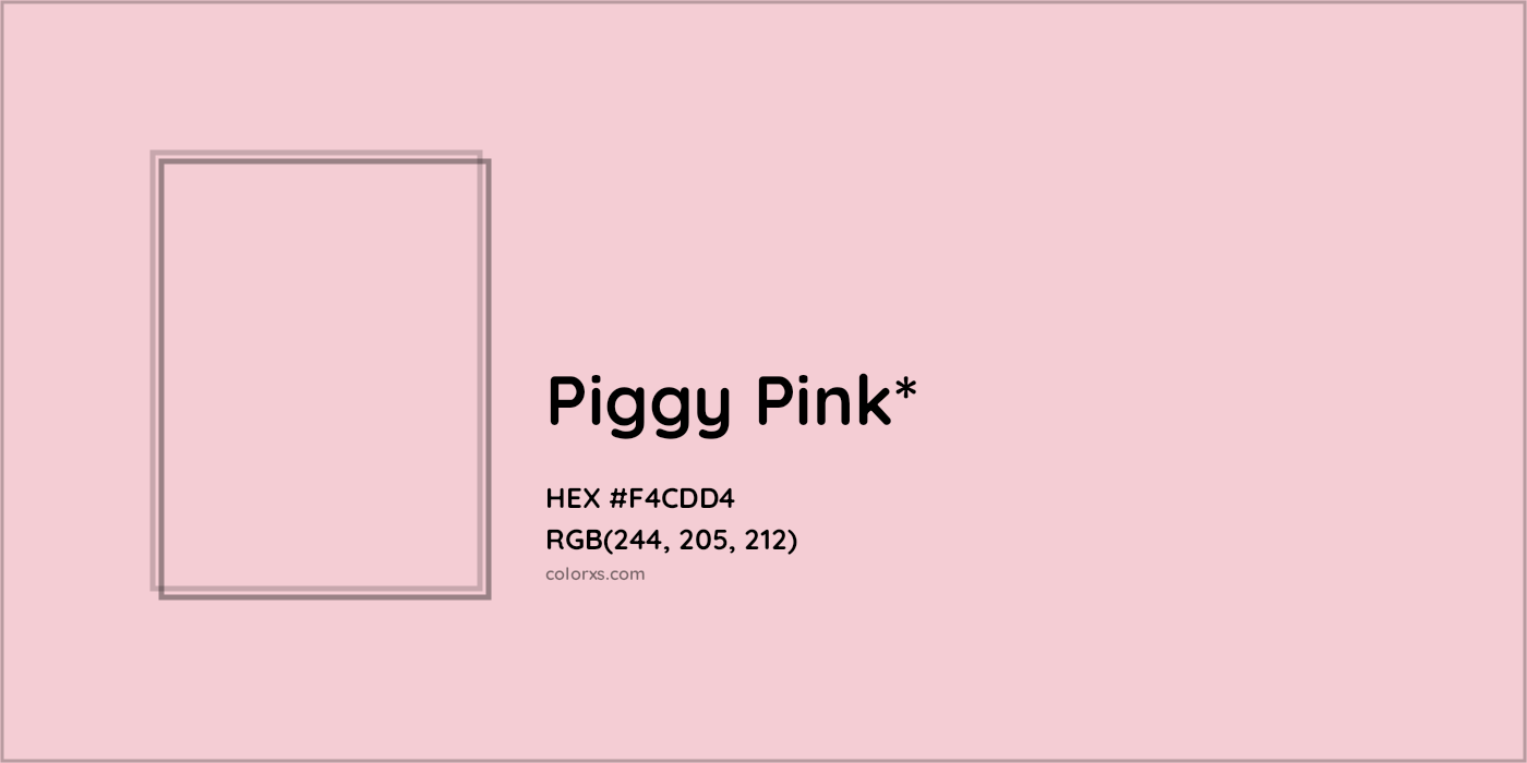 HEX #F4CDD4 Color Name, Color Code, Palettes, Similar Paints, Images