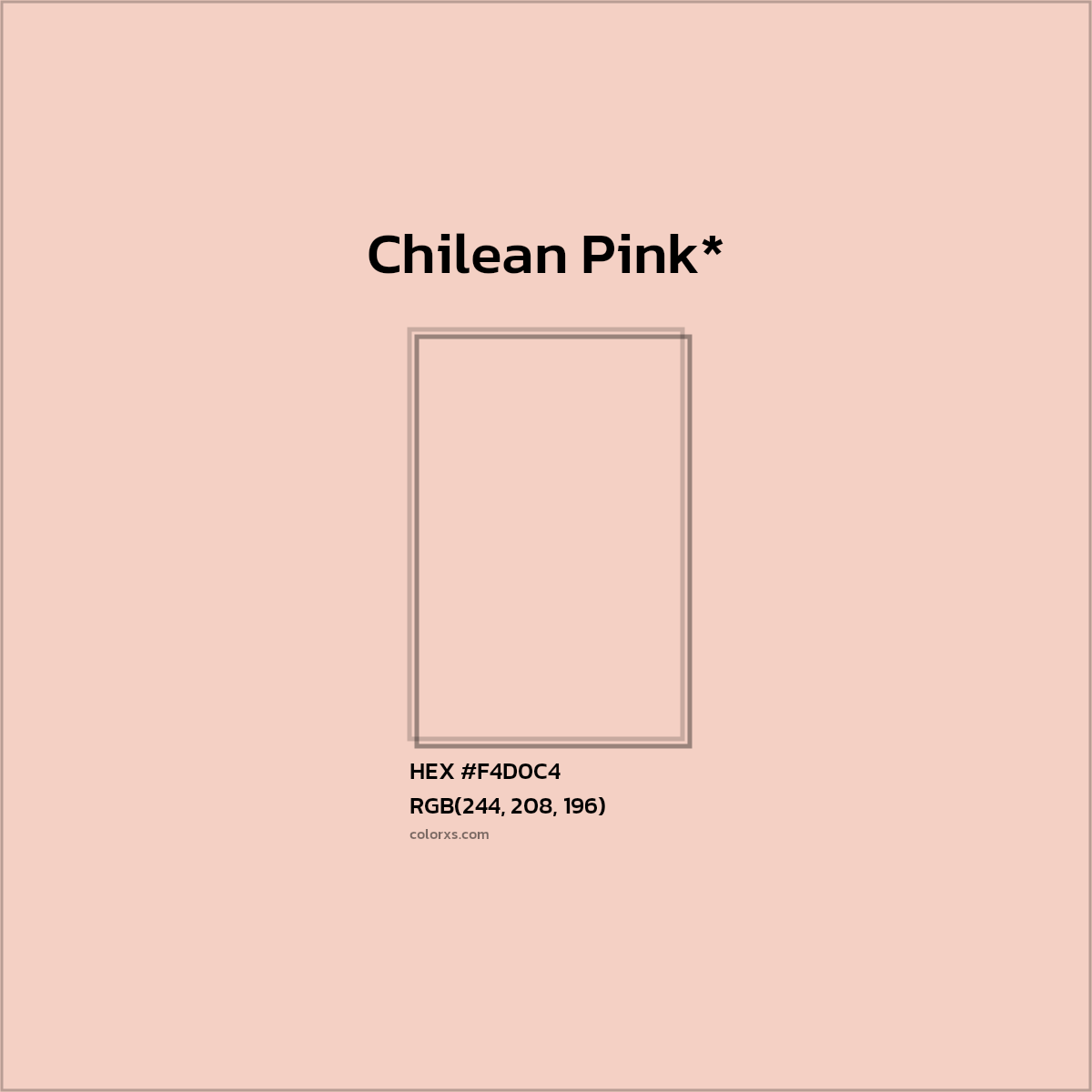HEX #F4D0C4 Color Name, Color Code, Palettes, Similar Paints, Images