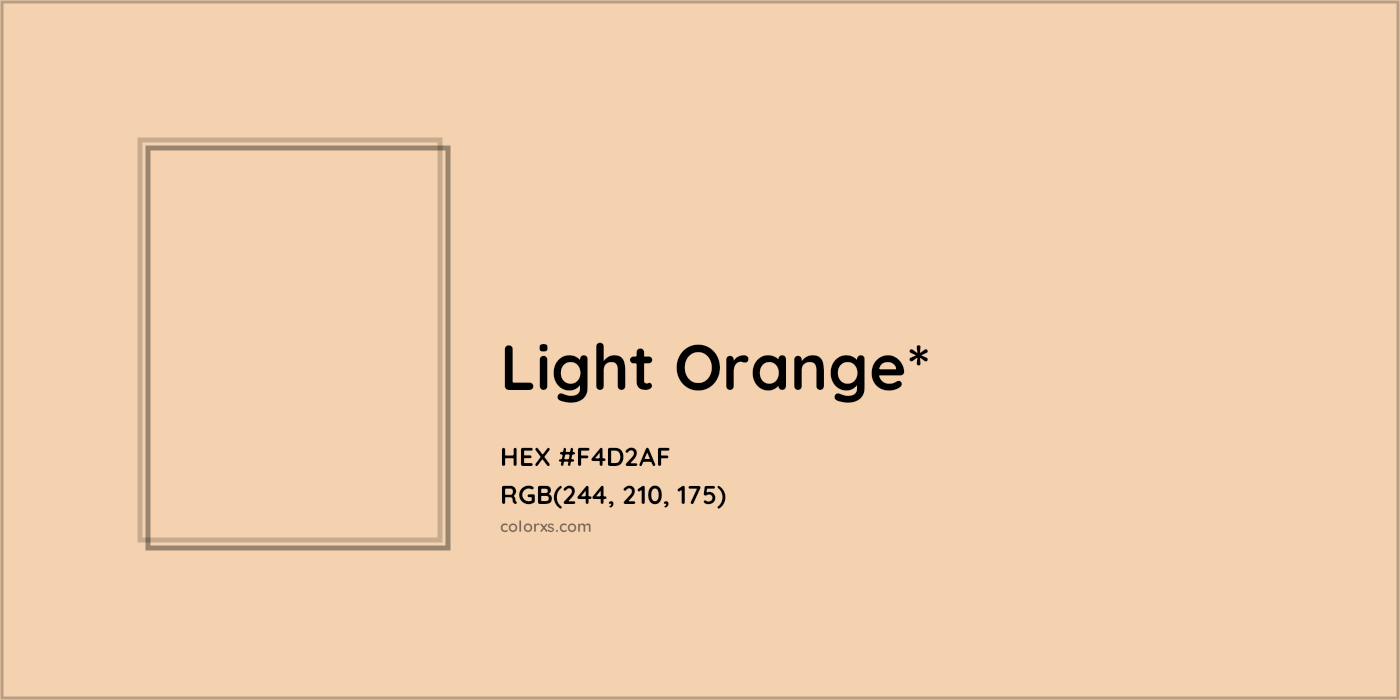 HEX #F4D2AF Color Name, Color Code, Palettes, Similar Paints, Images