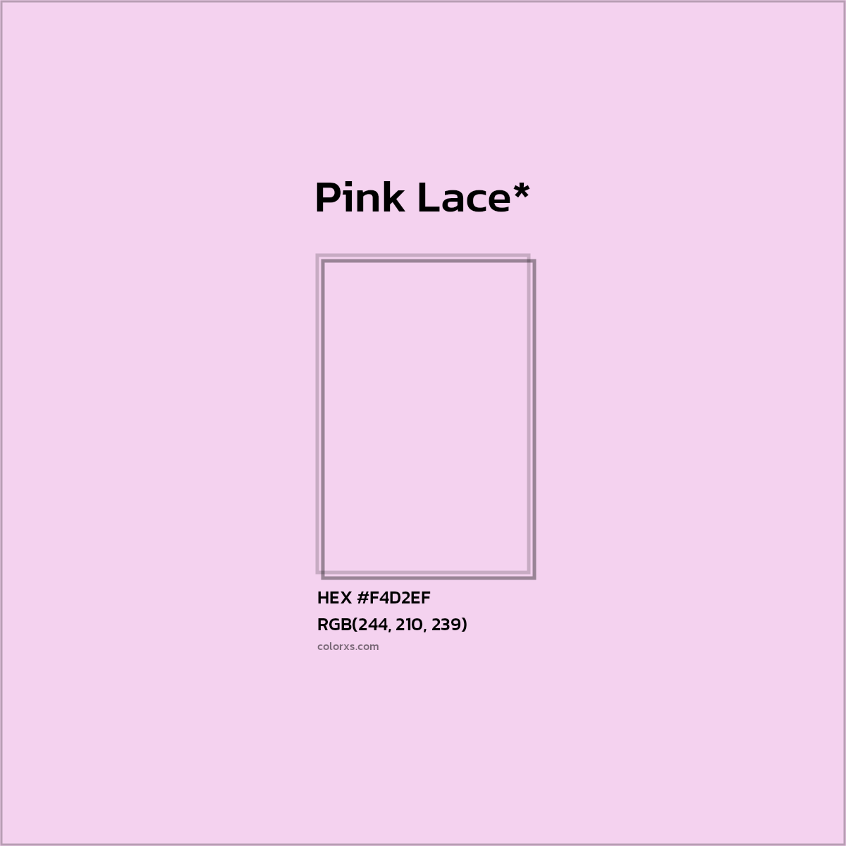 HEX #F4D2EF Color Name, Color Code, Palettes, Similar Paints, Images