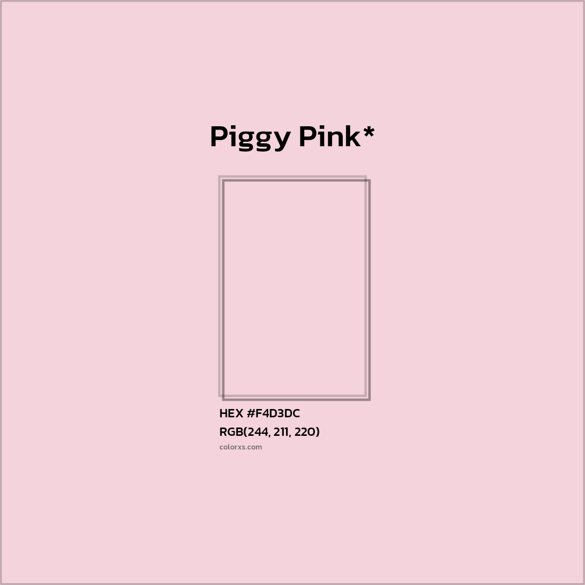 HEX #F4D3DC Color Name, Color Code, Palettes, Similar Paints, Images