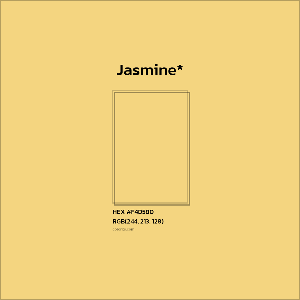 HEX #F4D580 Color Name, Color Code, Palettes, Similar Paints, Images