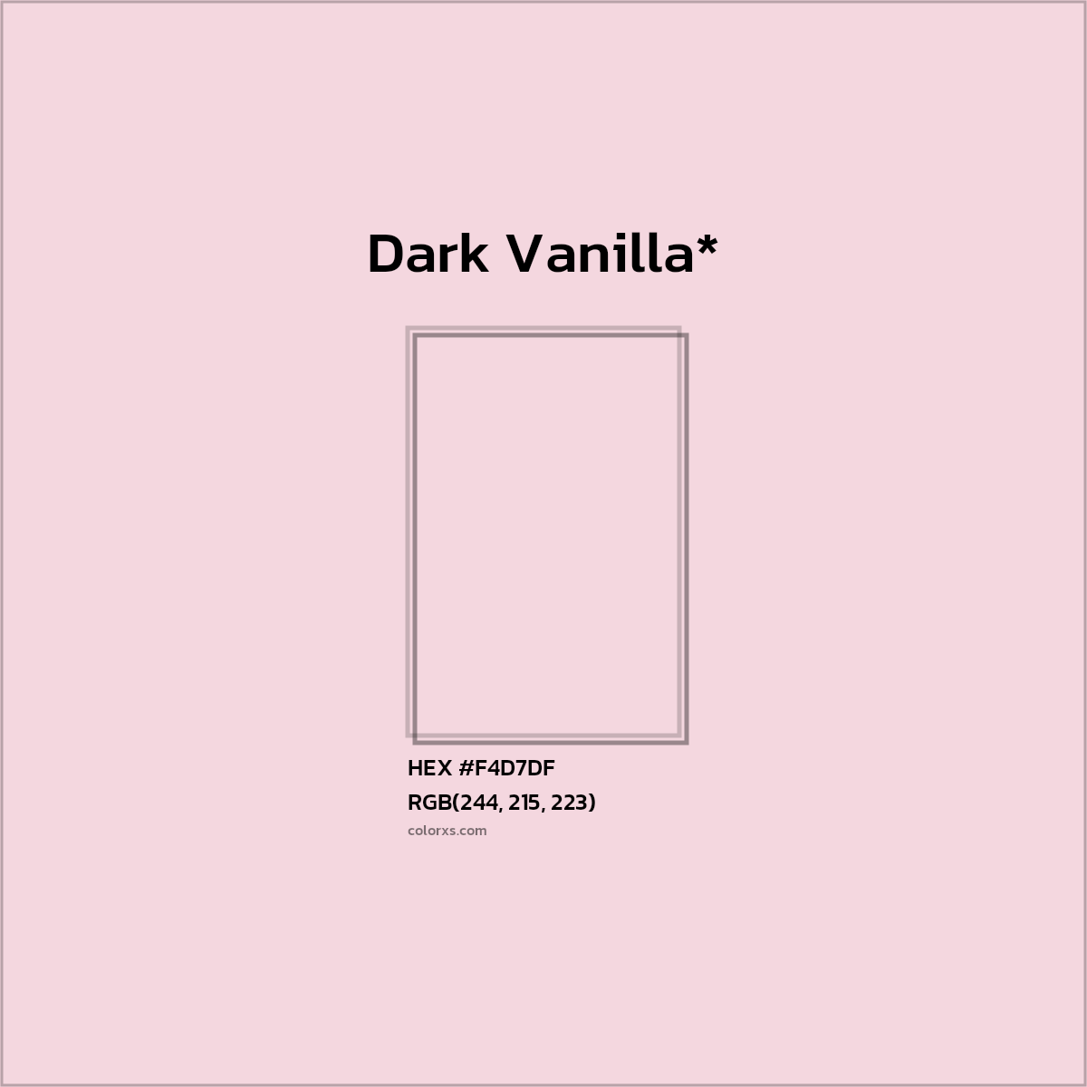 HEX #F4D7DF Color Name, Color Code, Palettes, Similar Paints, Images
