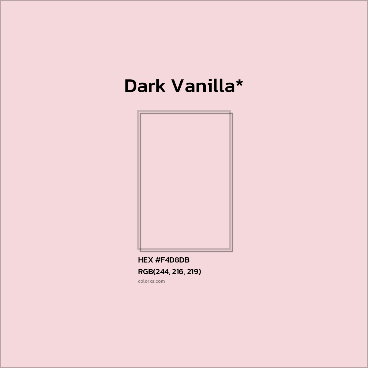 HEX #F4D8DB Color Name, Color Code, Palettes, Similar Paints, Images