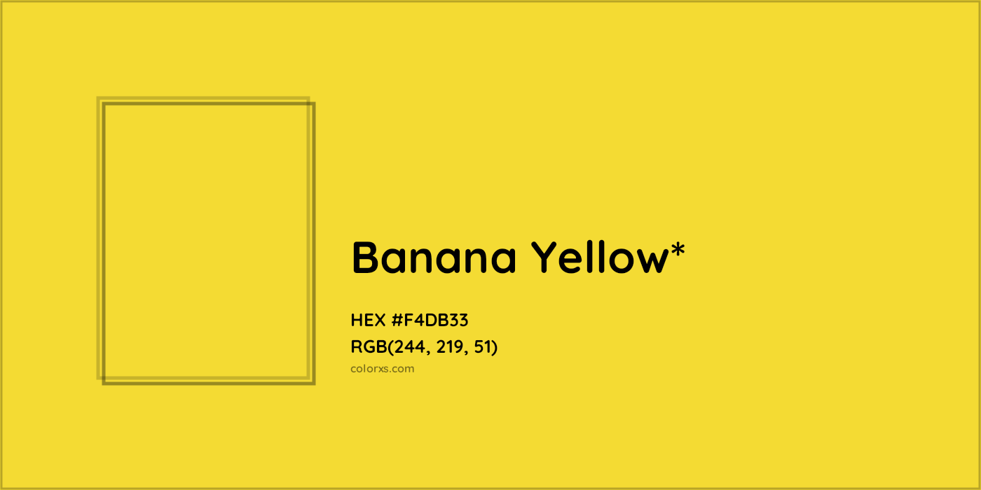 HEX #F4DB33 Color Name, Color Code, Palettes, Similar Paints, Images