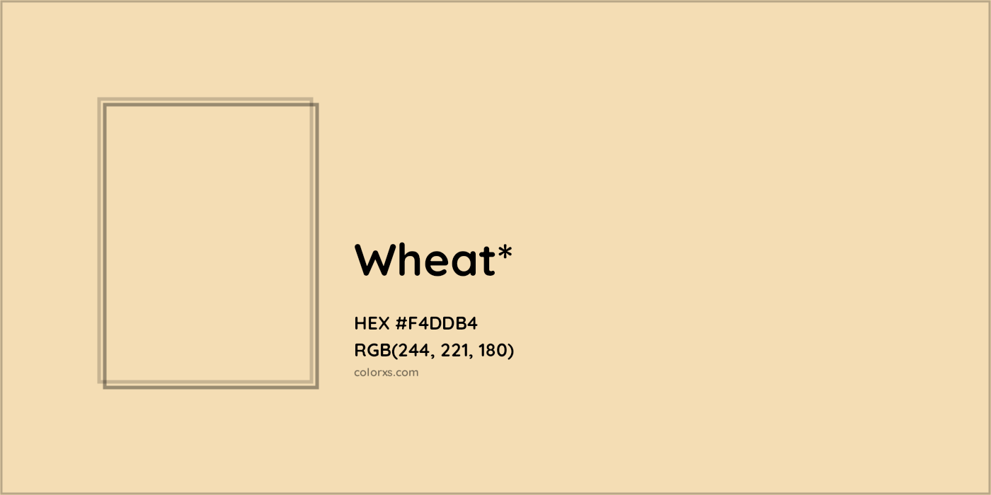 HEX #F4DDB4 Color Name, Color Code, Palettes, Similar Paints, Images