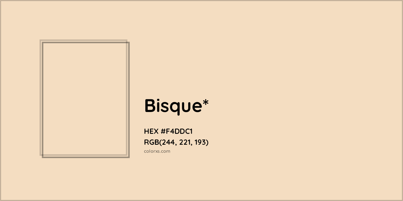 HEX #F4DDC1 Color Name, Color Code, Palettes, Similar Paints, Images