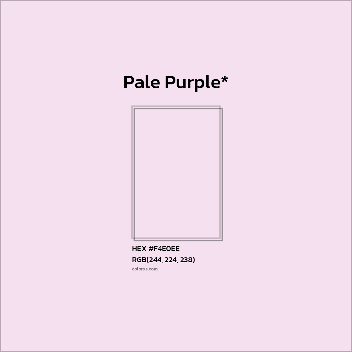 HEX #F4E0EE Color Name, Color Code, Palettes, Similar Paints, Images