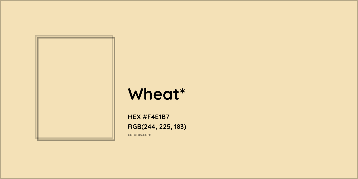 HEX #F4E1B7 Color Name, Color Code, Palettes, Similar Paints, Images