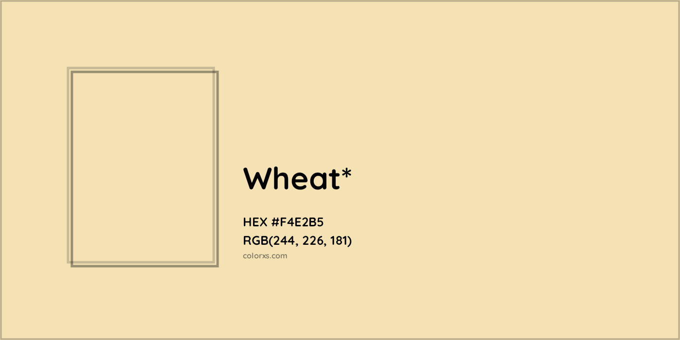 HEX #F4E2B5 Color Name, Color Code, Palettes, Similar Paints, Images