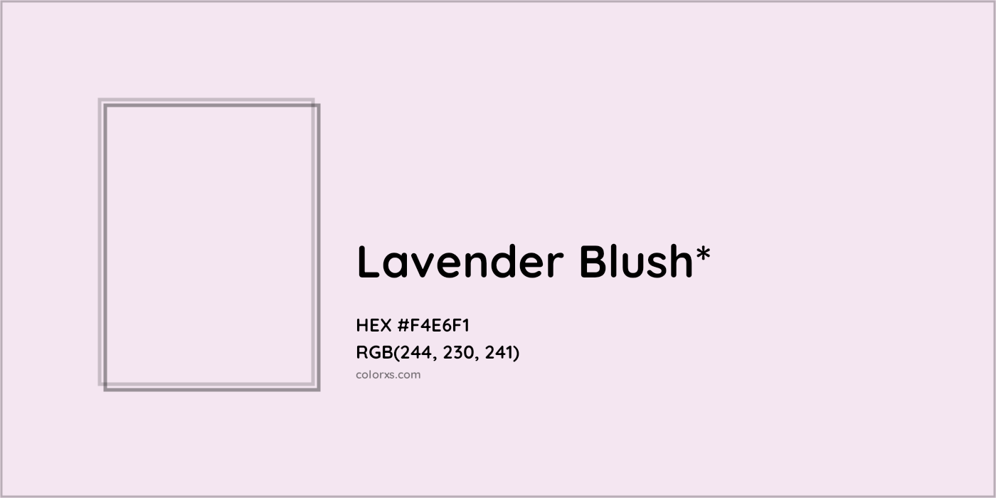HEX #F4E6F1 Color Name, Color Code, Palettes, Similar Paints, Images