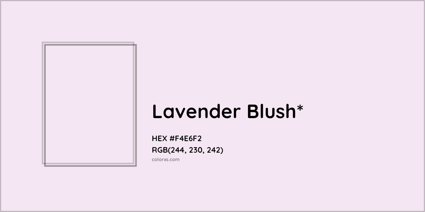 HEX #F4E6F2 Color Name, Color Code, Palettes, Similar Paints, Images