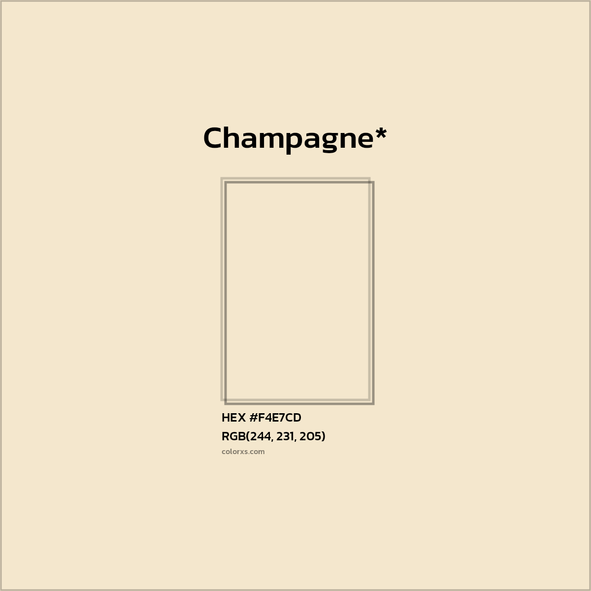 HEX #F4E7CD Color Name, Color Code, Palettes, Similar Paints, Images