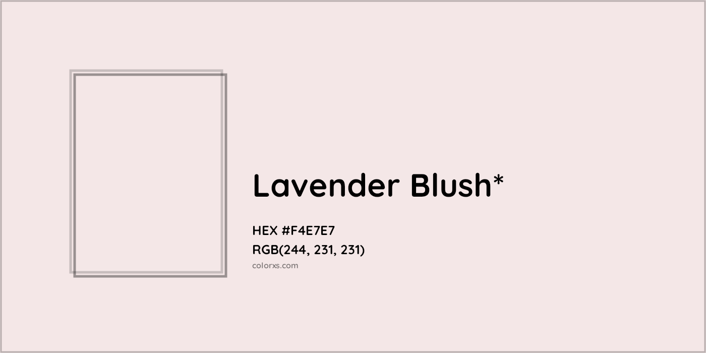 HEX #F4E7E7 Color Name, Color Code, Palettes, Similar Paints, Images