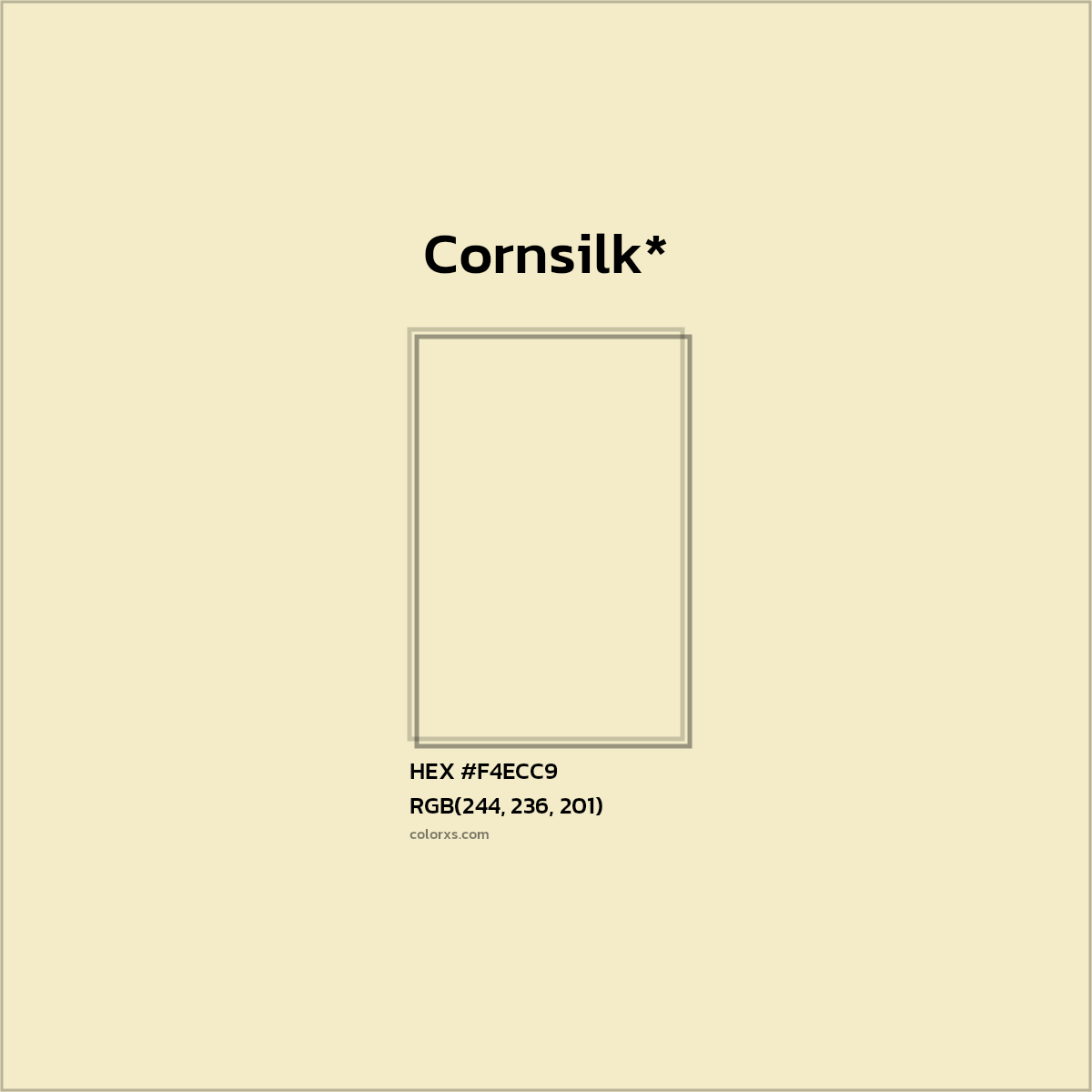 HEX #F4ECC9 Color Name, Color Code, Palettes, Similar Paints, Images