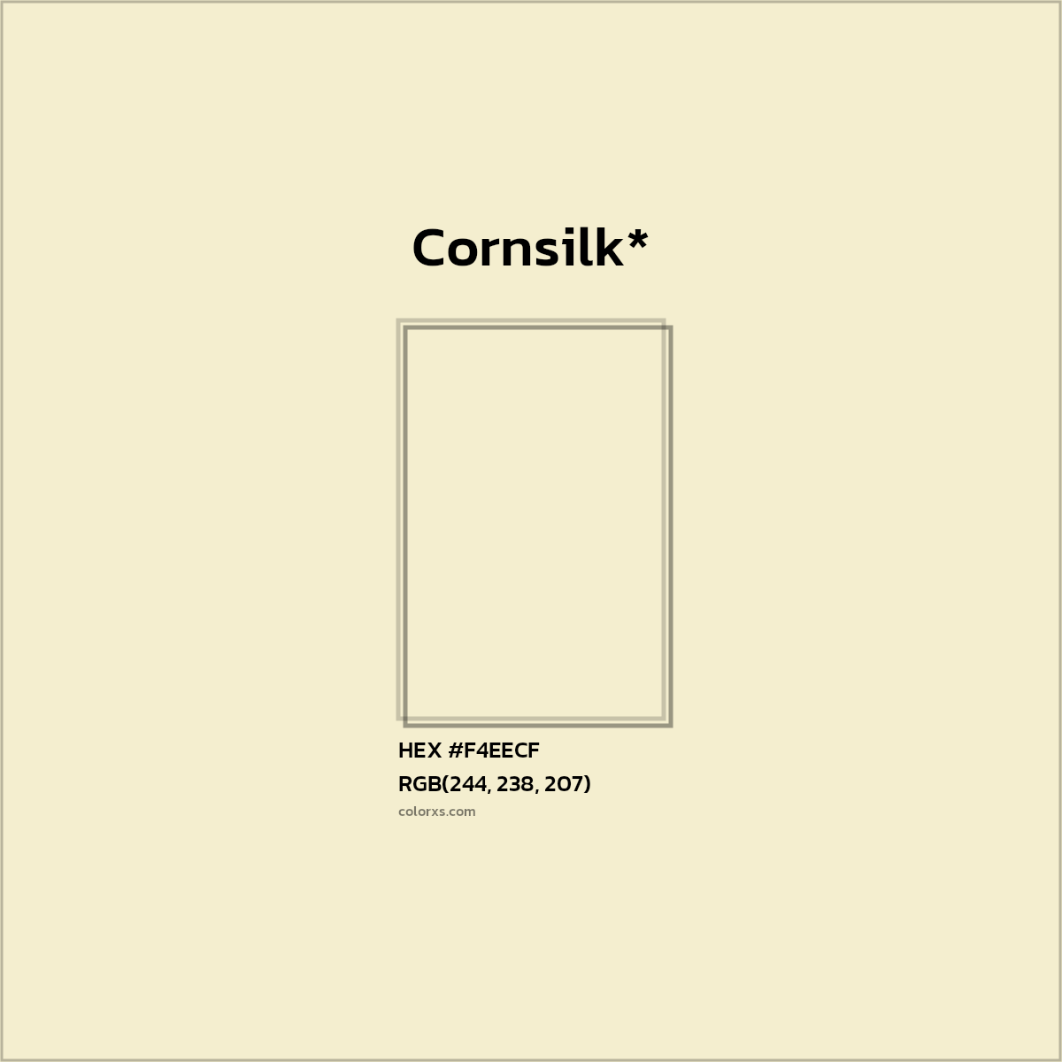 HEX #F4EECF Color Name, Color Code, Palettes, Similar Paints, Images