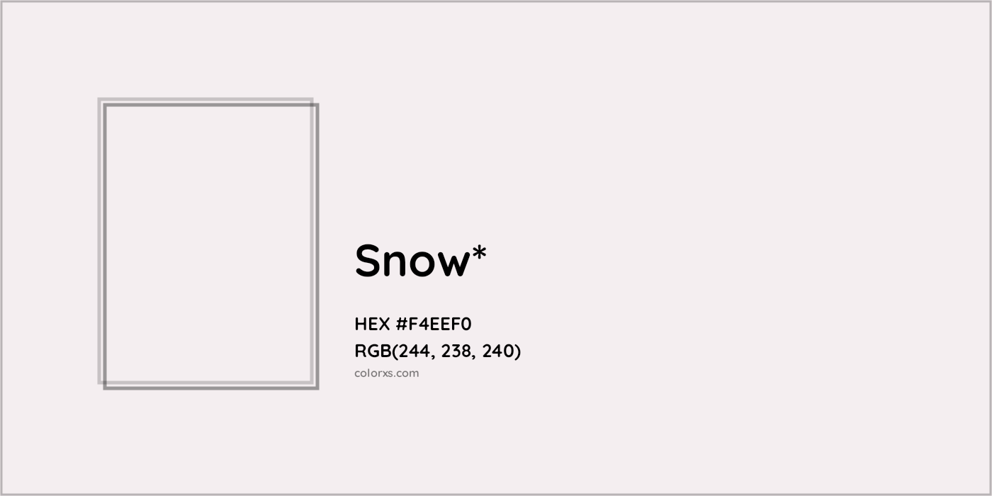 HEX #F4EEF0 Color Name, Color Code, Palettes, Similar Paints, Images