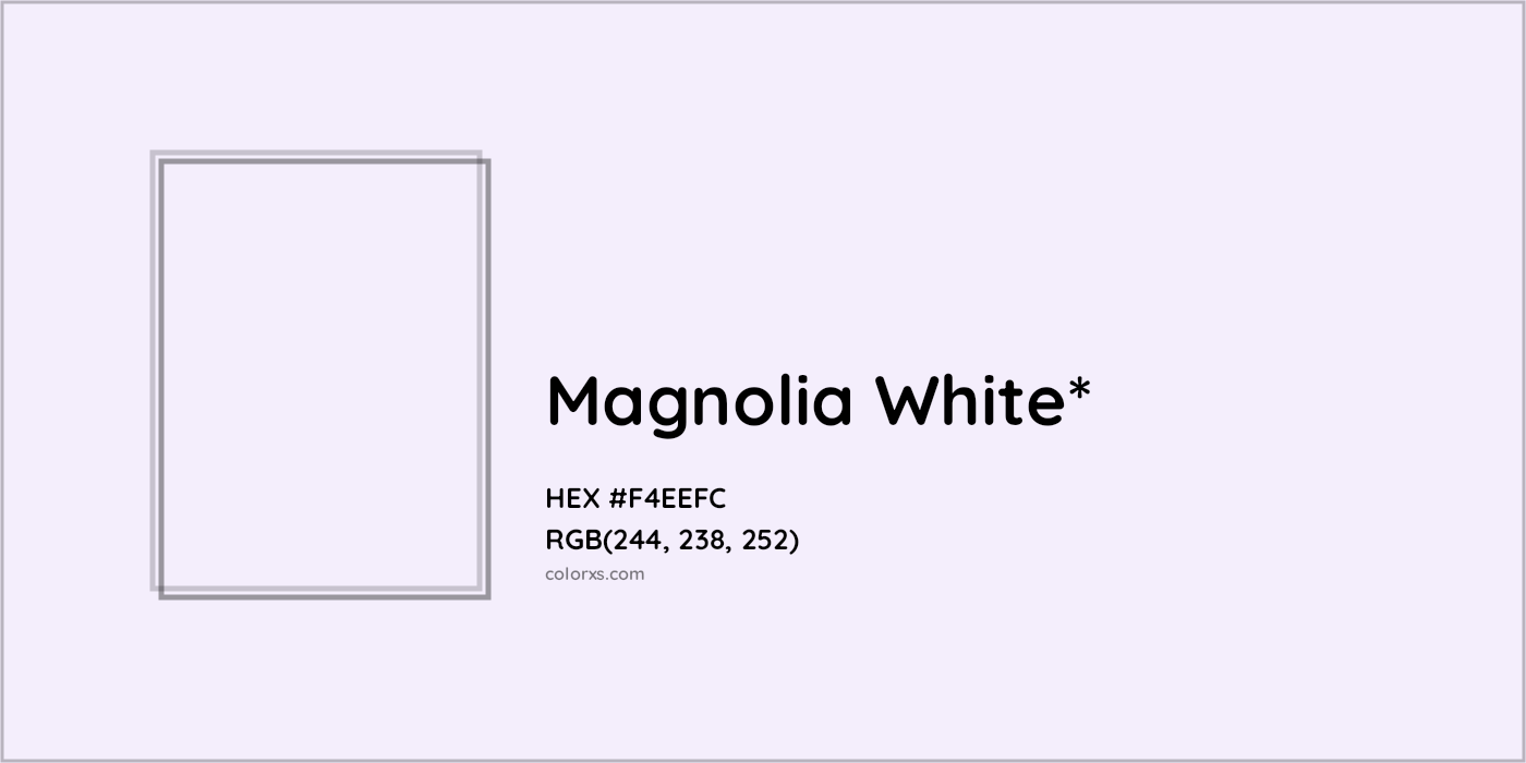 HEX #F4EEFC Color Name, Color Code, Palettes, Similar Paints, Images