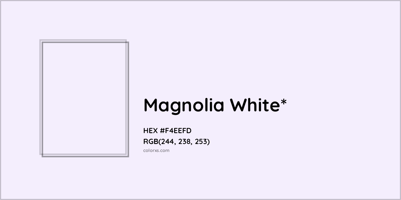 HEX #F4EEFD Color Name, Color Code, Palettes, Similar Paints, Images