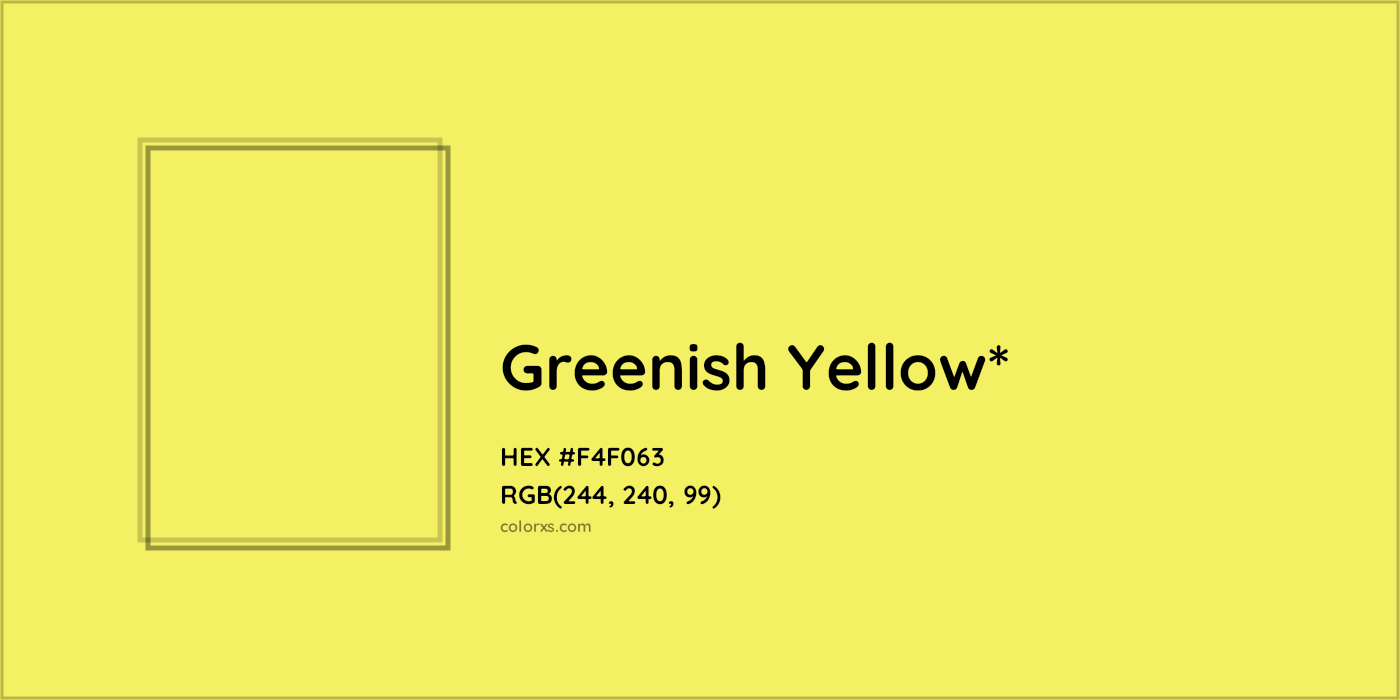 HEX #F4F063 Color Name, Color Code, Palettes, Similar Paints, Images