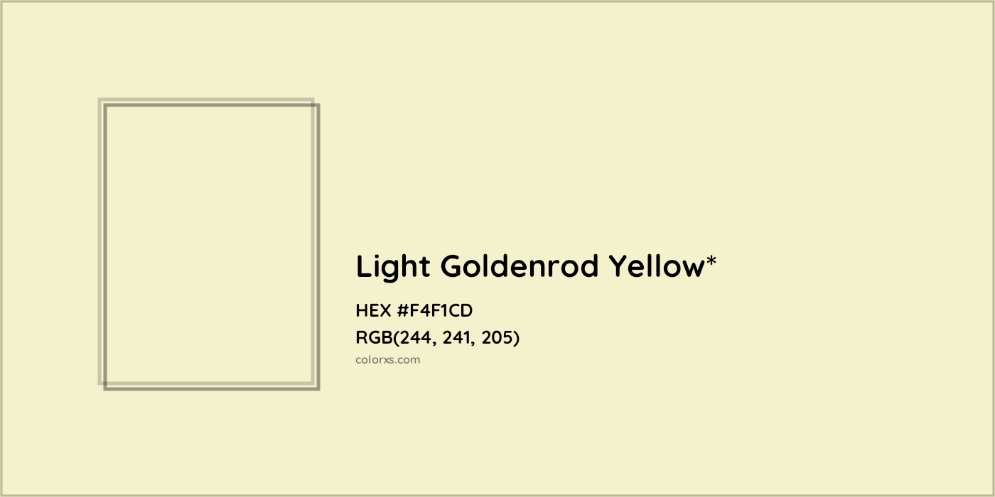HEX #F4F1CD Color Name, Color Code, Palettes, Similar Paints, Images