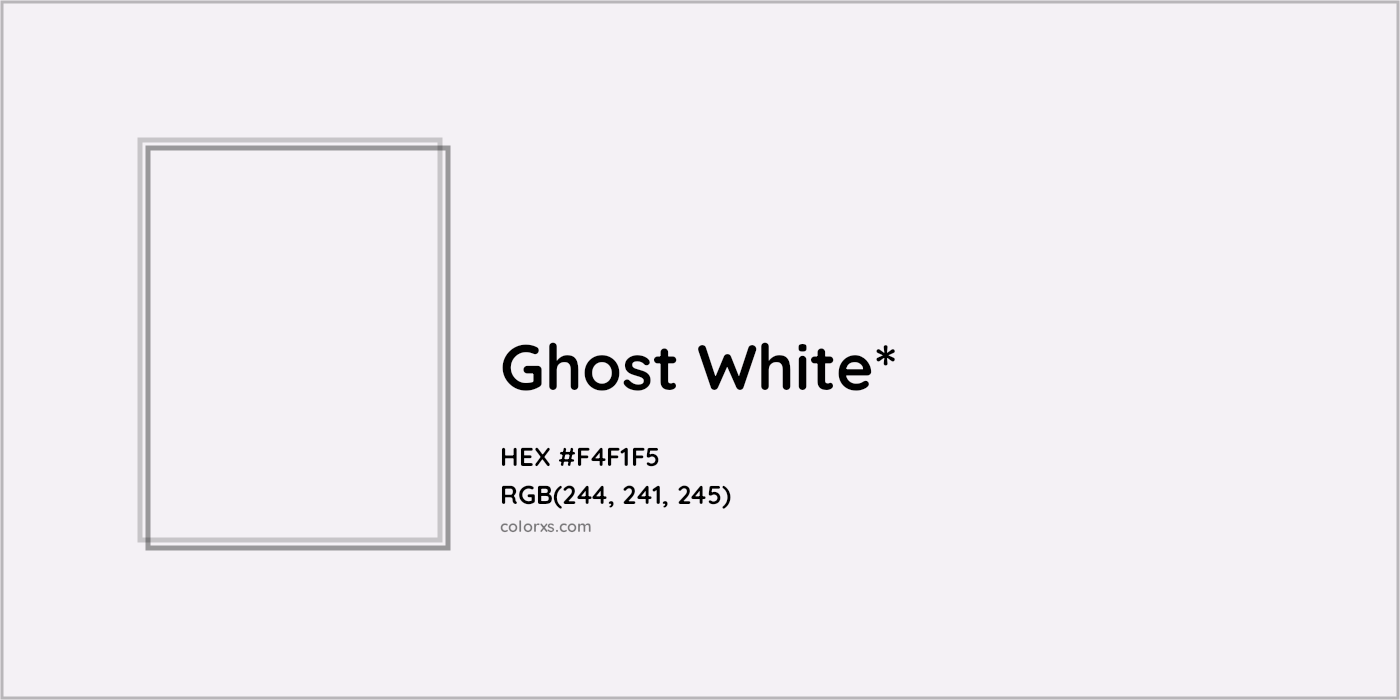 HEX #F4F1F5 Color Name, Color Code, Palettes, Similar Paints, Images