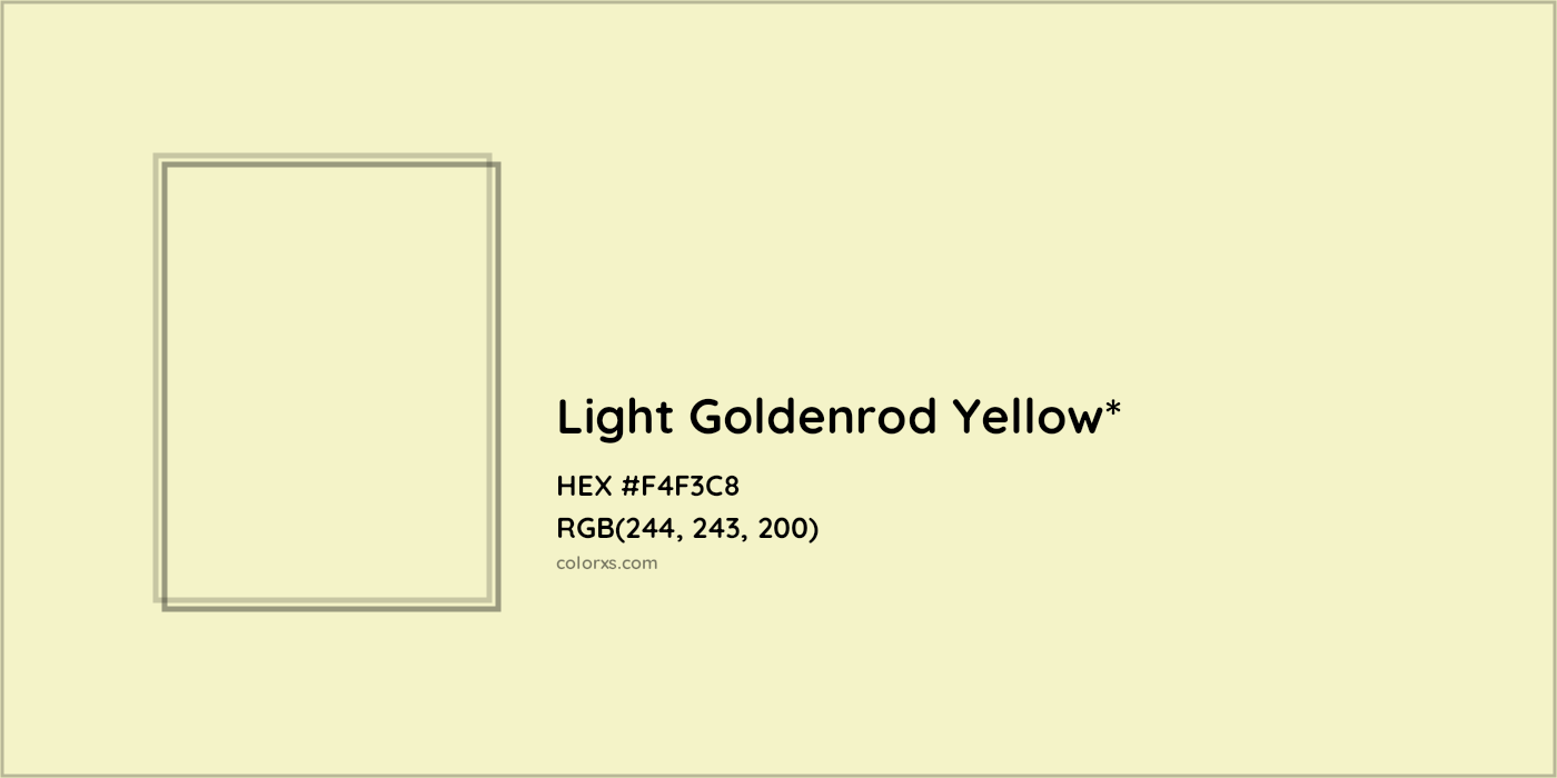 HEX #F4F3C8 Color Name, Color Code, Palettes, Similar Paints, Images