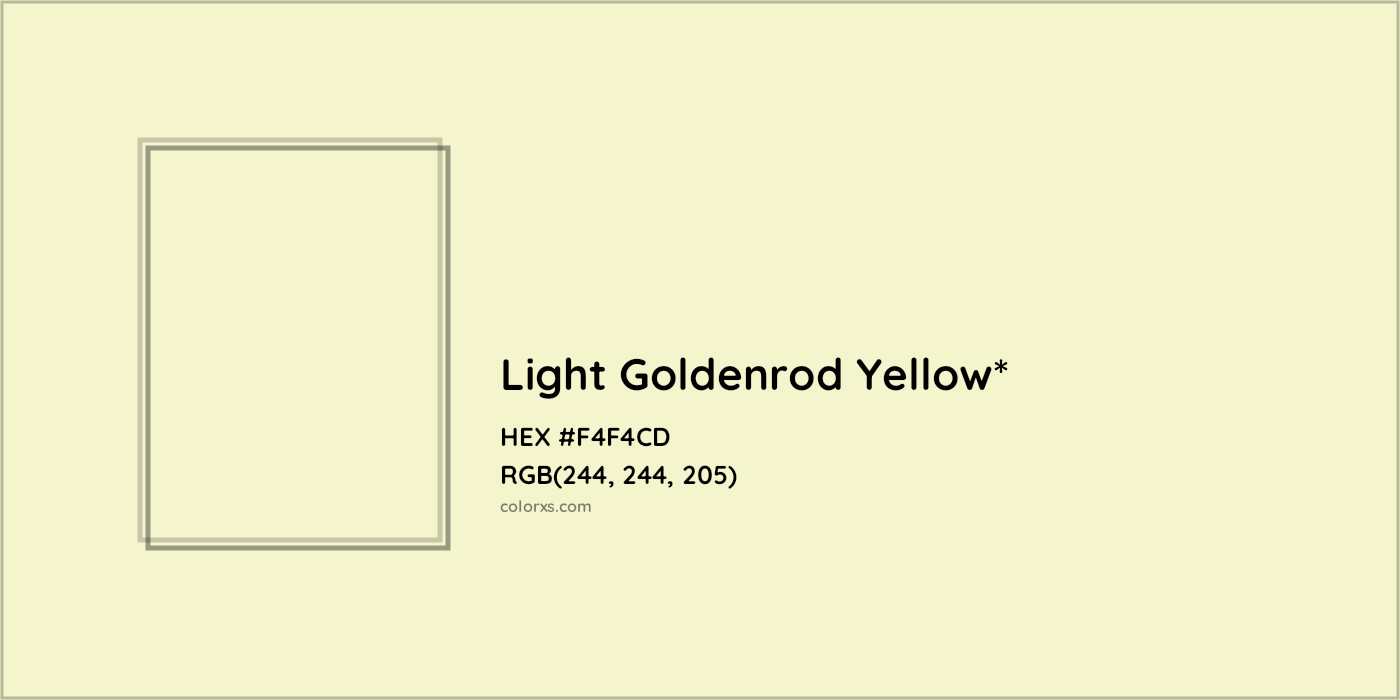 HEX #F4F4CD Color Name, Color Code, Palettes, Similar Paints, Images