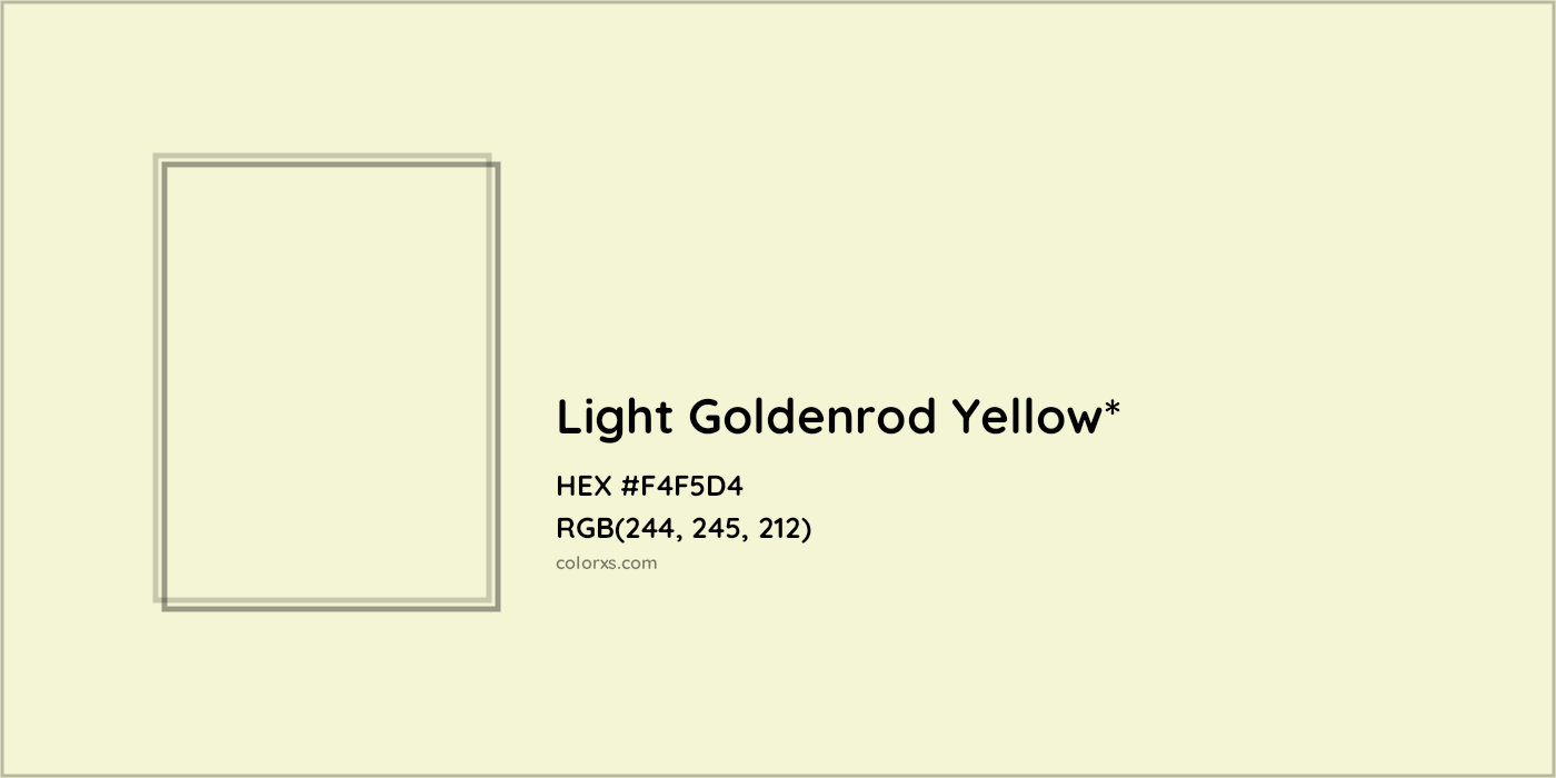 HEX #F4F5D4 Color Name, Color Code, Palettes, Similar Paints, Images
