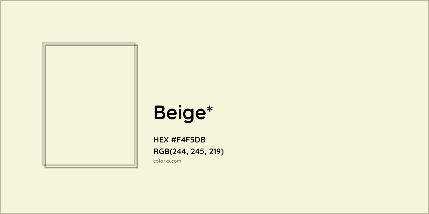 HEX #F4F5DB Color Name, Color Code, Palettes, Similar Paints, Images